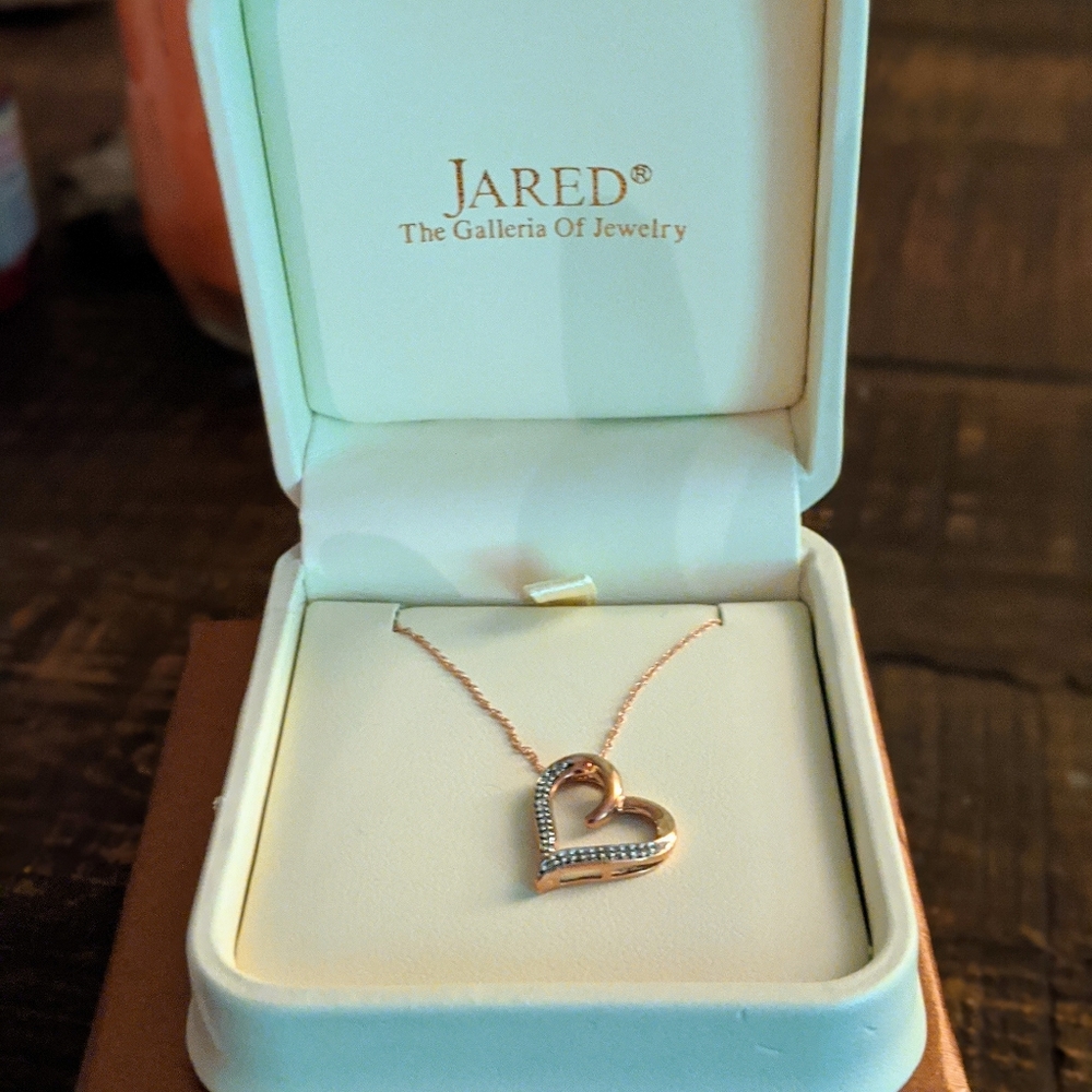 10k rose gold Jared's necklace